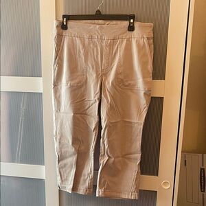 Up, size L, Beige Cropped Pants